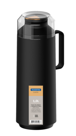 Термос Tramontina Exata 1 л Чорний (6837970)