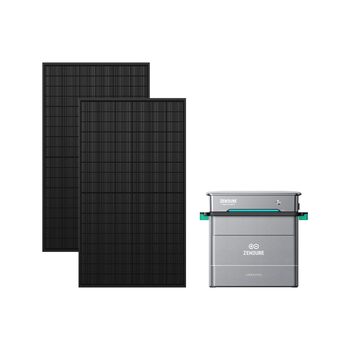 Балконна електростанція Zendure SolarFlow з накопичувачем, Hyper 2000 з сонячною потужністю 1800 Вт, зарядкою змінного струму 1200 Вт, вихідною потужністю 1200 Вт, вбудованими мікроінверторами, TOU, AB2000X 1920 Втгод, двостороння сонячна панель 860 Вт