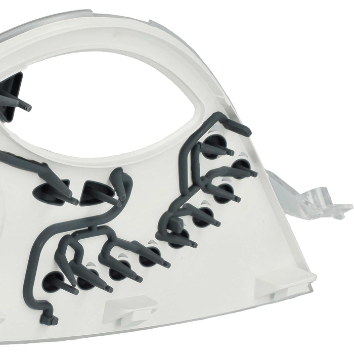 Панель керування vhbw Панель панелі сумісна з кухонним комбайном Vorwerk Thermomix TM31 - передня кришка, чорний, сірий, білий