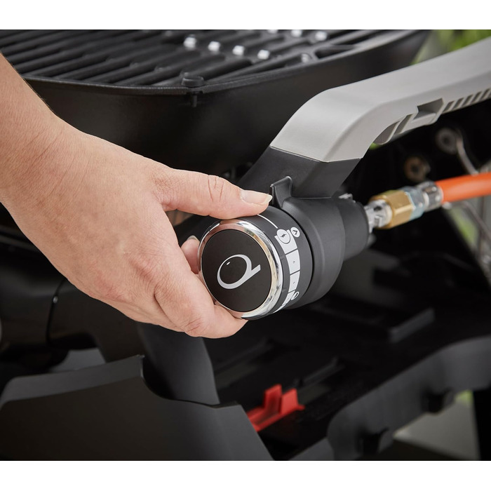 Газовий гриль Weber Q 1200N із бічними столиками