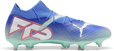 Футбольні черевики PUMA Unisex Future 7 Pro Mxsg 40.5 EU Bluemazing Puma White Electric Peppermint