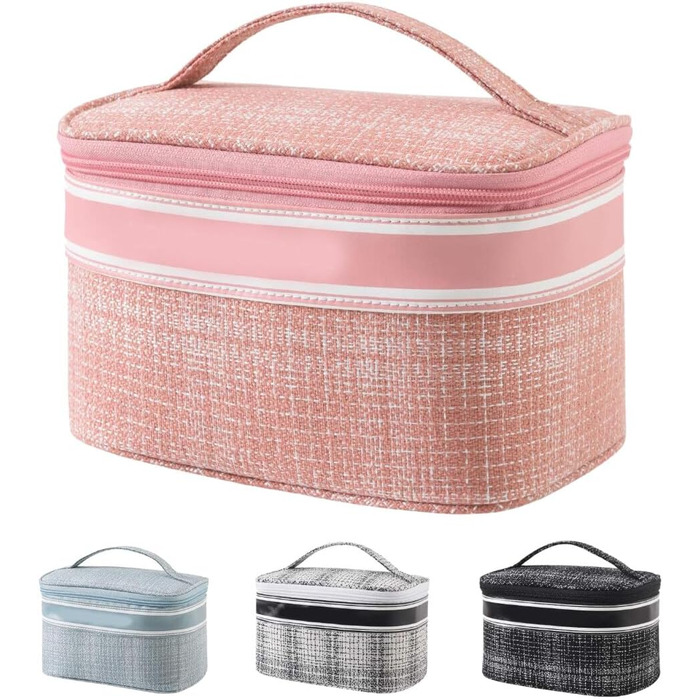 Водонепроникний органайзер для дорожньої косметики з великим простором для жінок, синій, один розмір