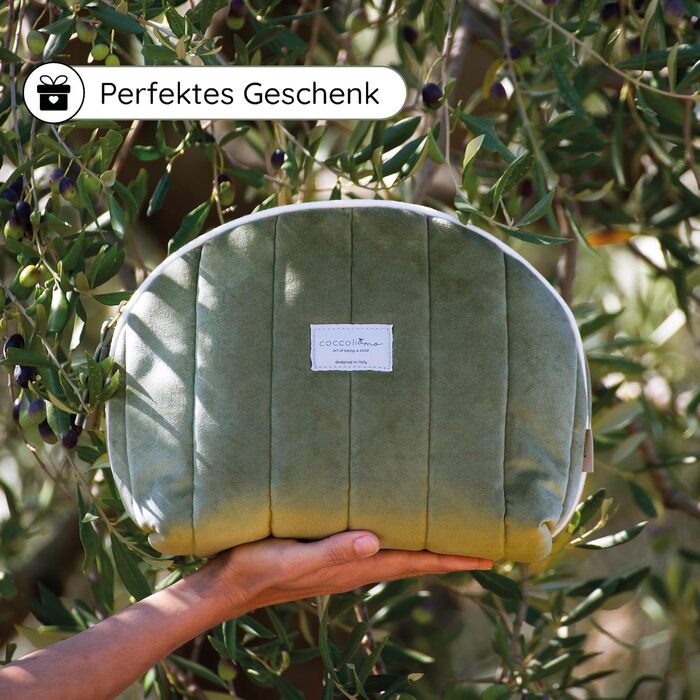 М'яка оксамитова лікарняна сумка Coccoliamo з туалетним приладдям, сумка для народження дитини для жінок, багатофункціональна сумк