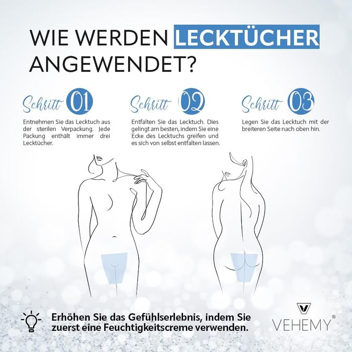 Захисні серветки Vehemy для орального сексу, 6 шт