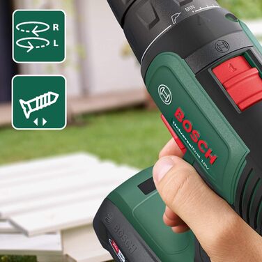 Акумуляторний дриль-шуруповерт Bosch UniversalDrill 18 В (без акумулятора, 18 В, у коробці)