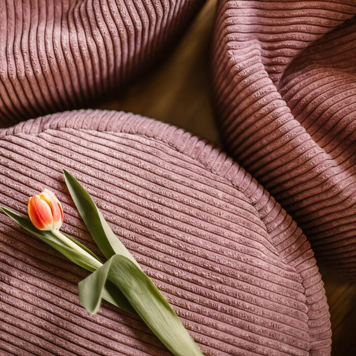 Ігровий пуф-мішок Chilly Pilley Cord, водонепроникний, знімний чохол з наповнювачем EPS, кругла подушка для сидіння для дітей та дорослих, багато кольорів на вибір (бірюзовий)