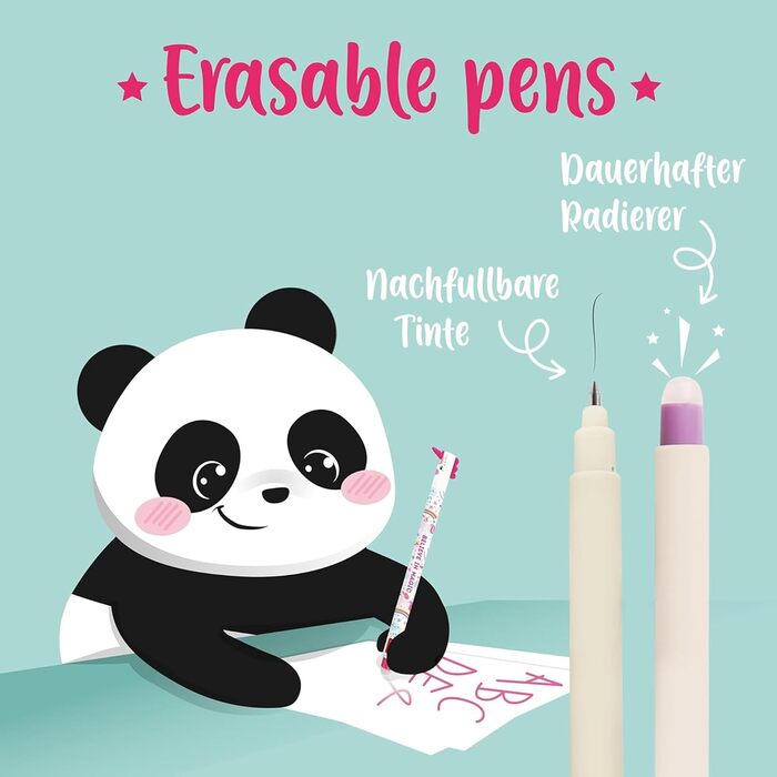 Набір ручок LEGAMI, 7 гелевих ручок, що стираються, включаючи БЕЗКОШТОВНИЙ міцний подарунковий конверт.