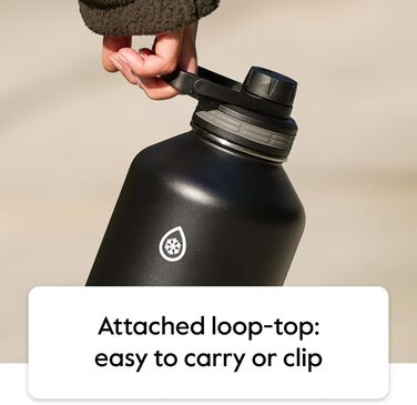 Двостінні, вакуумні пляшки для води з нержавіючої сталі, 680 мл, синій/чорний, 2 шт. и 24 унції синій/чорний Maya Blue/Black