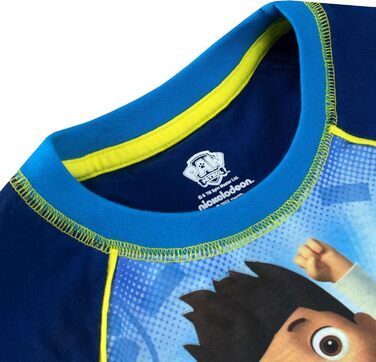 Піжами для хлопчиків PAW PATROL М&39які бавовняні піжами із зображенням Маршалла, Чейза та Райдера Офіційно ліцензовані дитячі піжами, розмір 116, різнокольорові