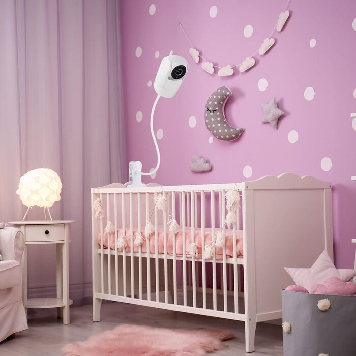 Тримач радіоняні для Vtech VM901 і VM919HD, гнучкий тримач-затискач для радіоняні Vtech, тримач радіоняні Gooseneck для дитячого л