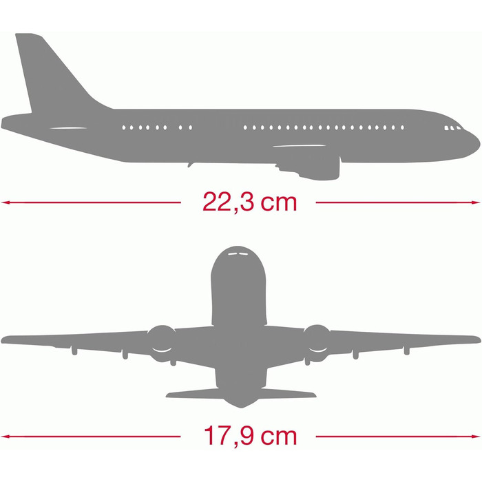 Крила, Модель літака з підставкою, Флаєр, Моделювання, Мініатюрні моделі, Колекційний предмет, Пластик, Кріплення Snap - Масштаб 1200, 612210 Airbus A321neo, Turkish Airlines