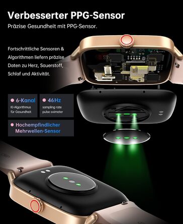 Жіночий смарт-годинник Gydom з функцією телефону 1,85 дюйма HD 2 браслети фітнес-годинник фітнес-трекер серцевого ритму/SpO2/сон/IP68 водонепроникний спортивний годинник крокомір для Android iOS рожевий 1,85 рожевий