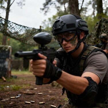 Тактичний шолом для страйкболу Mich 2000 ACH із захистом вух, переднім кріпленням для ПНБ та бічною планкою для пейнтболу, спорту на свіжому повітрі, полювання, стрільби та гри в бруді