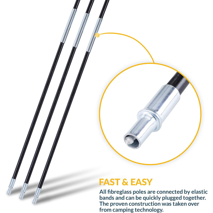 Пляжний намет TRESKO з сумкою для перенесення Пляжний намет із захистом від ультрафіолету 50 Маленький розмір у упаковці Водонепроникний та повітропроникний