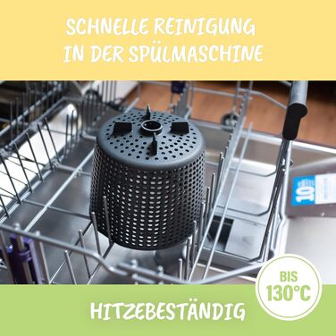 Спінер для салату MixFino для аксесуарів Thermomix TM31 - Нарешті сухий салат з вашим Thermomix TM31 - Аксесуари Thermomix TM31 - Якість зроблено в Німеччині