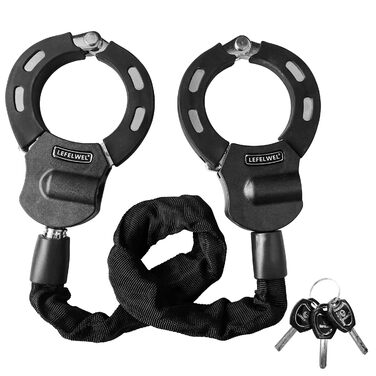 Замок роликовий з захистом від злодіїв, ланцюговий замок для велосипеда, найкращий замок для електросамокатів Segway, Ninebot, Xiaomi, а також для велосипедів та скутерів. Кабельні аксесуари та протиугінний замок для електросамокатів.