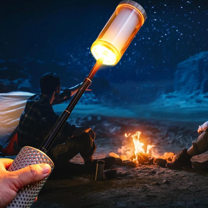 Компактний портативний кемпінговий ліхтар BEALIFE з регульованою дальністю променя, що заряджається через USB, ідеально підходить для активного відпочинку на свіжому повітрі, такого як пікніки та походи.