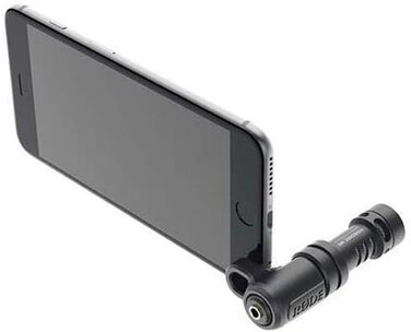 �DE VideoMic Me Компактний спрямований мікрофон для смартфонів з роз'ємом 3,5 мм для запису відео та створення контенту на ходу