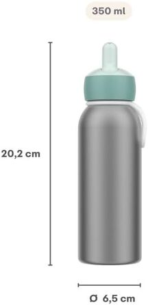 Термос Campus Flip-up - Ізольована пляшка для пиття для дітей - Термос з нержавіючої сталі - Зберігає напої гарячими протягом 4 годин і холодними протягом 12 годин - Без BPA - 350 мл - Людина-павук