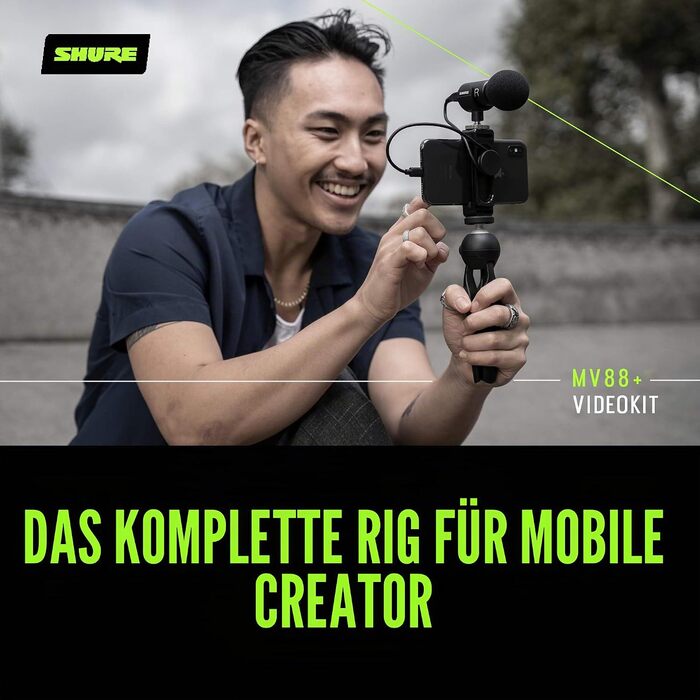 Відеокомплект Shure MV88 цифровий стереоконденсаторний мікрофон для Apple