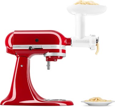 Насадка-м'ясорубка KitchenAid 5KSMFGCA для кухонних машин подрібнювач м'яса та овочів із насадкою для печива (5 форм)