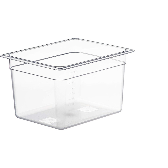 Контейнер LIPAVI C10 sous-vide - 11,3 літра, 32,3 x 26,2 x H 20,3 см. Міцний, прозорий полікарбонат. Відповідні кришки для Anova, Wancle та інших брендів продаються окремо. Підходить для L10 12 літрів - Сімейний розмір - C10