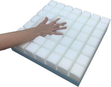 Протипролежнева подушка з розрізом, виготовлена з високоміцної піни та в&39язкоеластичного матеріалу, водонепроникна та повітропроникна - ортопедична подушка для пролежнів у поперековій та куприковій ділянках.