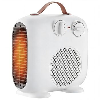 Тепловентилятор потужністю 2000 Вт - Енергозберігаючий, тихий обігрівач з 3 рівнями потужності для кімнат