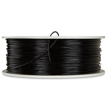 Друк Verbatim PLA filament, 1,75 мм, 1 кг, високоефективна поліактидна нитка для екструзії матеріалу, для 3D-принтерів і 3D-ручок, нитка 3D-принтера з PLA, 1 котушка 335 м, чорна, 3D-