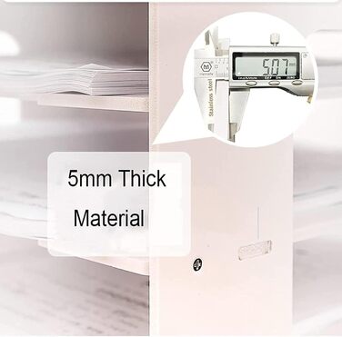 Органайзер для паперу, настільний органайзер для файлів 17,5 x 11,8 x 15,6 дюймів, тримач для паперу формату A3 з 7 лотками, тримач для файлів на столі, лоток для листів на столі, підставка для журналів для школи та офісу