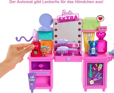 Ігровий набір Barbie GYJ70 Extra з ексклюзивною лялькою, цуценям і понад 45 елементами, іграшкою для віком від 3 років