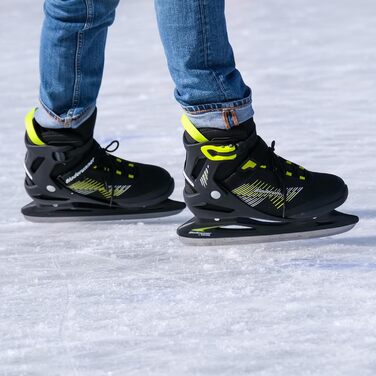 Універсальні ковзани Bladerunner Igniter Ice для ковзанів-любителів, чоловічі, чорні/лаймові, 39 (Велика Британія 6 / США 7)