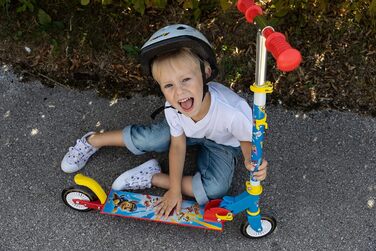 Самокат Smoby Paw Patrol з гальмом, складаний