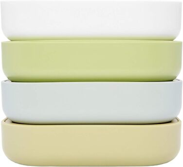 Харчова пластикова мильниця SZDUDU, зберігає мило сухим, легко миється, має сильну дренажну здатність (біла)