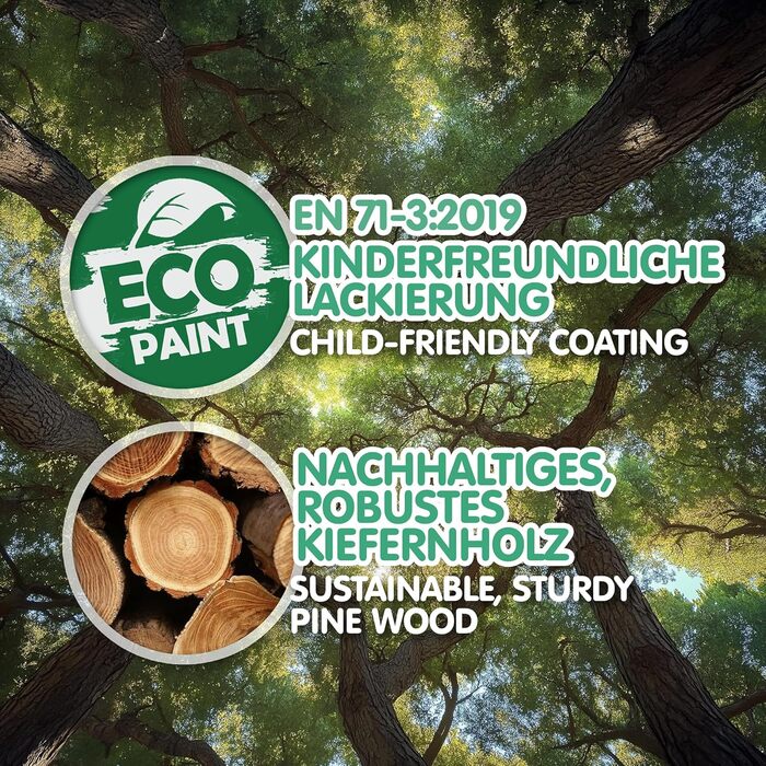 Дитяче ліжко CADANI Malte 90x200 см Ліжко-будиночок зі знімними захисними поручнями, вантажопідйомність до 200 кг, висувна рейкова основа, підлогове ліжко Монтессорі з масиву сосни, біле 90x200 см