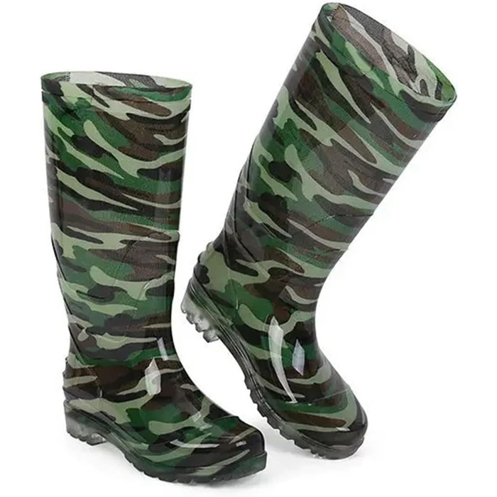 Чоловічі гумові чоботи, довгі гумові чоботи на гумовій підошві, водонепроникні робочі чоботи для чоловіків, 38 см, розмір ЄС 40