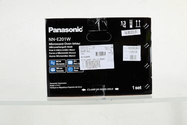 Мікрохвильова піч Panasonic NN-E201WMEPG Solo (800 Вт, 20 літрів) Біла без гриля Одинарна біла