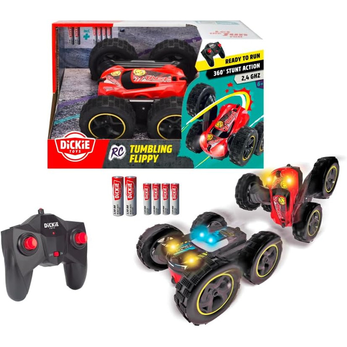 Іграшковий автомобіль з дистанційним керуванням, функція обертання та перевертання, для використання в приміщенні та на вулиці, з
