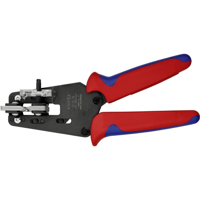 Прецизійні кліщі для зняття ізоляції KNIPEX з профільними ножами, 12 12 10
