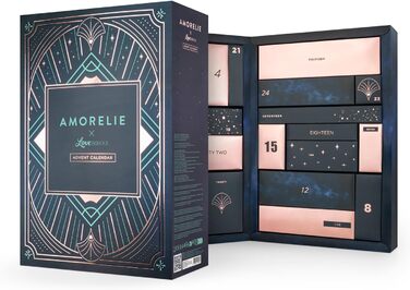 Еротичний адвент-календар AMORELIE Original 2025, 24 інтимні сюрпризи для пар