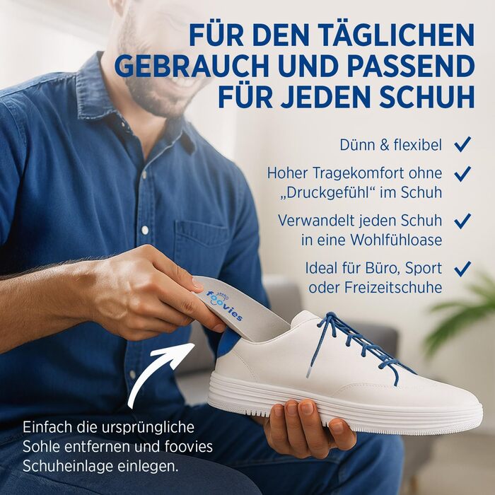 Ортопедичні устілки для чоловіків та жінок Ідеально підходять як устілки для лікування плантарного фасціїту та плоскостопості Ортопедичні устілки для взуття, підходять для артриту Устілки-підкладки розміру 39