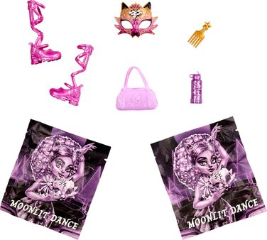 Ляльки та аксесуари Monster High Buried Secrets, тема Cozy Creepover із загадковою лялькою та 5 сюрпризами після розпакування (фігурки можуть відрізнятися), HYV64
