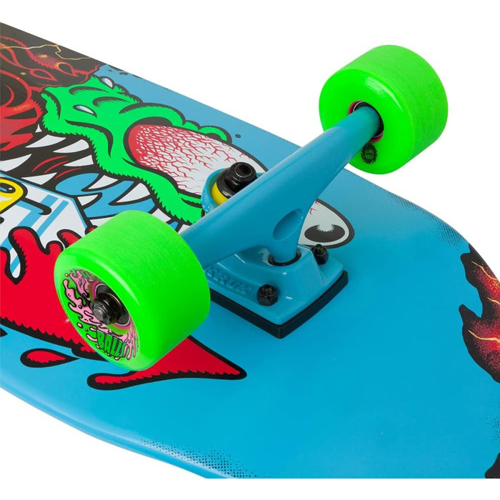 Santa Cruz x Stranger Things Meek Slasher Complete Cruzer Skateboard, Santa Cruz x Stranger Things Meek Slasher Complete Cruzer Sk
