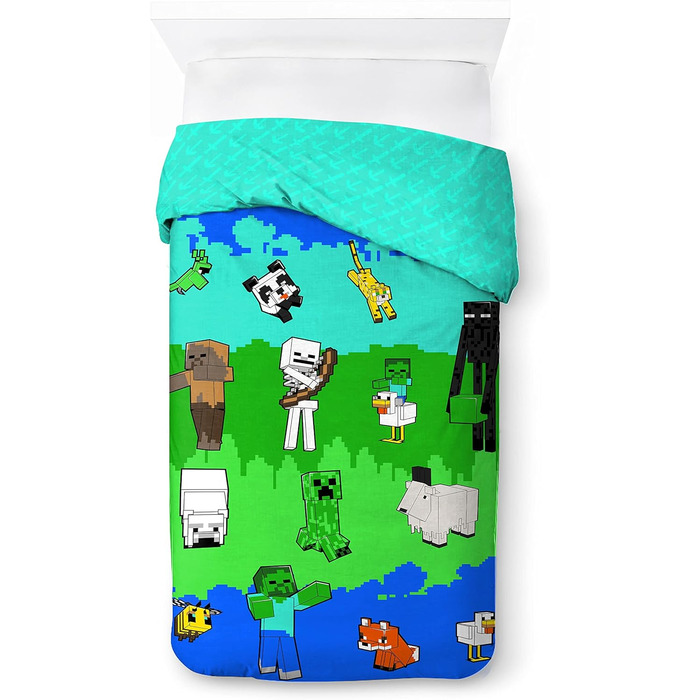 Креативна мода 100 бавовна комплект дитячої постільної білизни 135x200 см односпальний розмір - підодіяльник наволочка 50x70 см