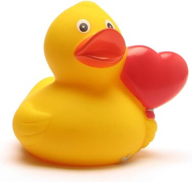 Повітряна куля Duckshop I Rubber Duck Heart I Squeaking Duck IL 8 см - в комплекті брелок Squeaking Duck
