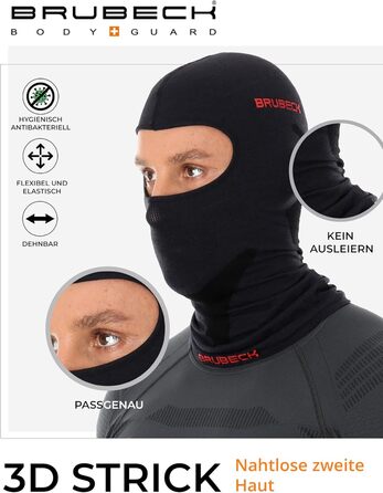 Унісекс Рама Трубка Балаклава Функціональний Мериносова вовна Багатофункціональний шарф Шарф на шию Шарф на шию L-XL Хакі