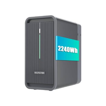 Оновлена електростанція з балконом та накопичувачем B2500, 0 ПДВ, акумулятор Marstek 2240 Втгод LiFePO4, 6000 циклів зарядки, максимальна вхідна потужність 1600 Вт для фотоелектричних систем та вихідна потужність 800 Вт, можливість розширення до 8960 Втго