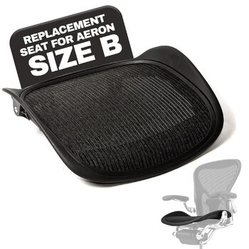 Запасне сидіння FOAMON для Herman Miller Classic Aeron розміру B середнього розміру (чорна сітка)
