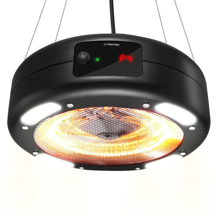 Обігрівач інфрачервоний Trotec IR 1550 SC 1500W + LED Black (1410003812)