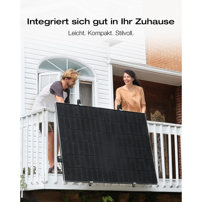 Балконна електростанція EcoFlow PowerStream 0 ПДВ, мікроінвертор 600 Вт і жорсткі монокристалічні сонячні панелі потужністю 400 Вт